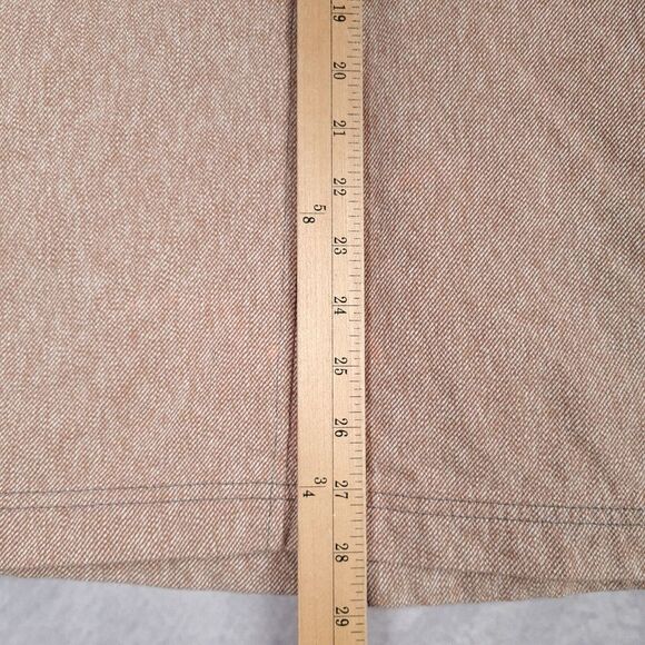 All-Son Shirt Jacket Mens Large Brown Heavy Denim Button Up Overshirt Workwear - Picture 14 of 16